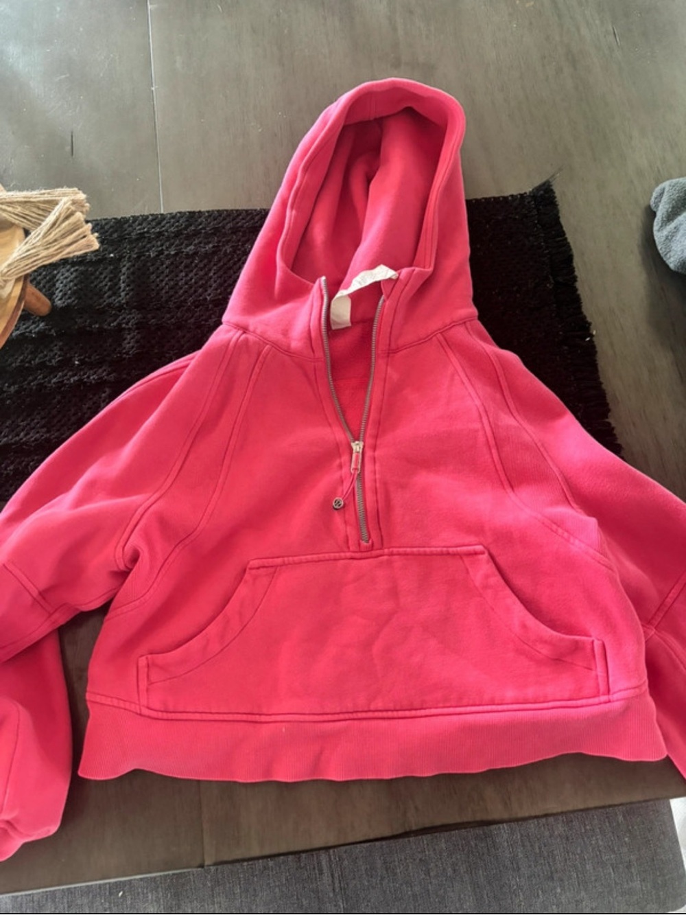 Pink lululemon Half-Zip scuba